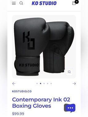 Black Boxing Gloves